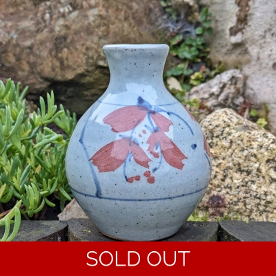 John Davidson | Celadon Pottery Vase -Truro Ceramics Cornwall